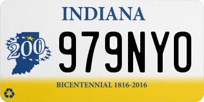 IN license plate 979NYO