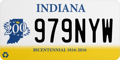 IN license plate 979NYW