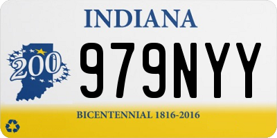 IN license plate 979NYY