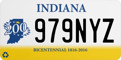IN license plate 979NYZ
