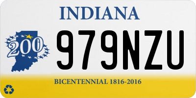 IN license plate 979NZU