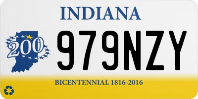 IN license plate 979NZY