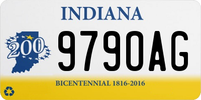 IN license plate 979OAG