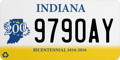IN license plate 979OAY