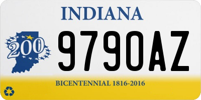 IN license plate 979OAZ