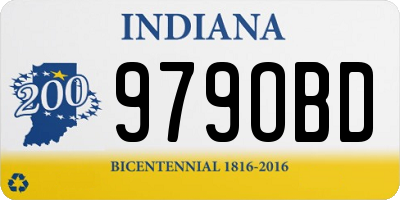 IN license plate 979OBD