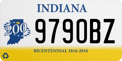 IN license plate 979OBZ