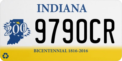 IN license plate 979OCR