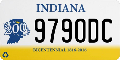 IN license plate 979ODC