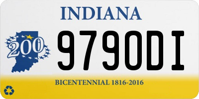 IN license plate 979ODI