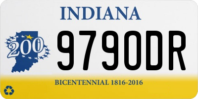 IN license plate 979ODR