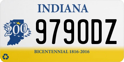 IN license plate 979ODZ