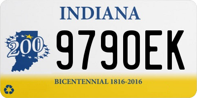 IN license plate 979OEK