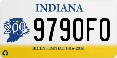 IN license plate 979OFO