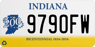 IN license plate 979OFW