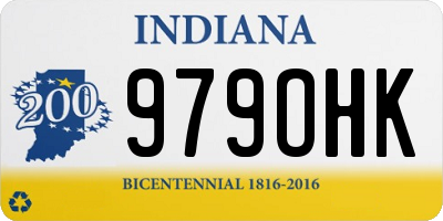 IN license plate 979OHK