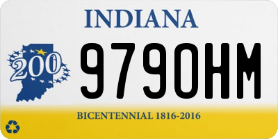 IN license plate 979OHM