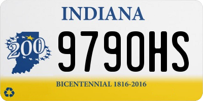 IN license plate 979OHS