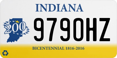 IN license plate 979OHZ