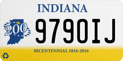 IN license plate 979OIJ