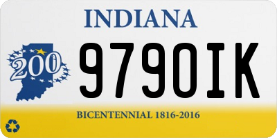 IN license plate 979OIK