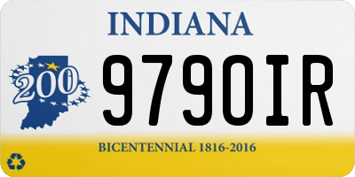 IN license plate 979OIR
