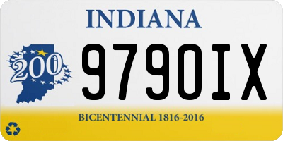 IN license plate 979OIX