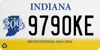 IN license plate 979OKE