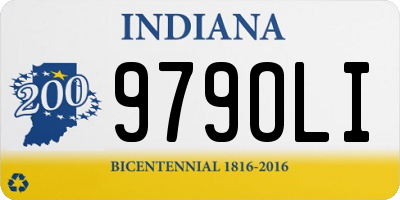 IN license plate 979OLI