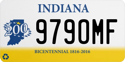 IN license plate 979OMF
