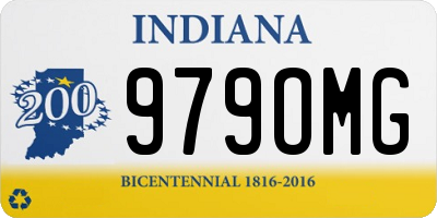 IN license plate 979OMG