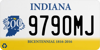 IN license plate 979OMJ