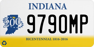 IN license plate 979OMP