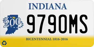 IN license plate 979OMS