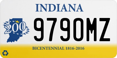 IN license plate 979OMZ