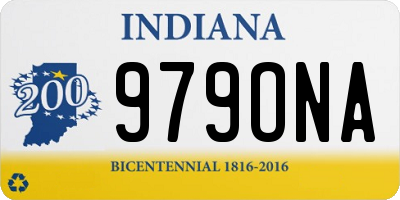 IN license plate 979ONA