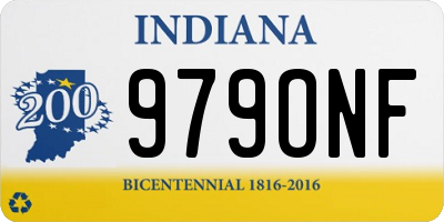IN license plate 979ONF