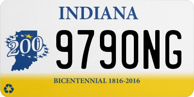 IN license plate 979ONG