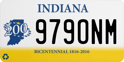 IN license plate 979ONM