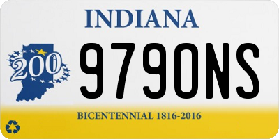 IN license plate 979ONS