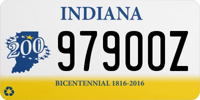 IN license plate 979OOZ