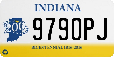 IN license plate 979OPJ