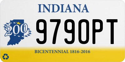 IN license plate 979OPT