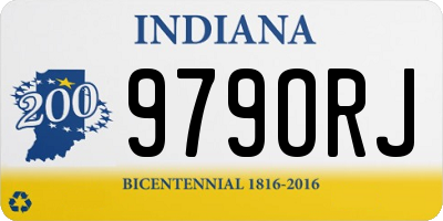 IN license plate 979ORJ