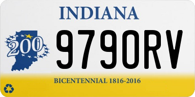 IN license plate 979ORV