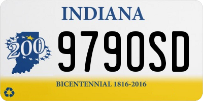 IN license plate 979OSD