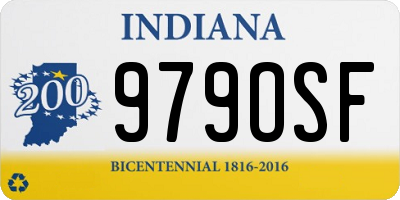 IN license plate 979OSF