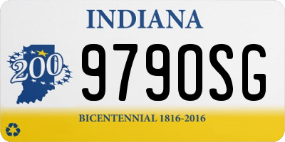 IN license plate 979OSG