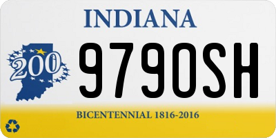 IN license plate 979OSH