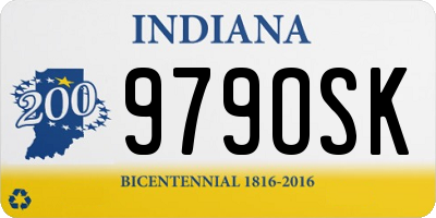 IN license plate 979OSK